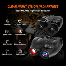 Load image into Gallery viewer, Night Predator™ Tactical Night Vision Goggles