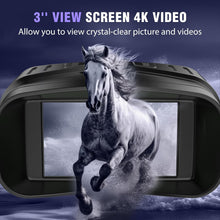 Load image into Gallery viewer, TrailBlazer™ Pro 4K UHD Night Vision Binoculars