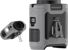 Load image into Gallery viewer, TrailBlazer™ Pro 3-in-1 Rugged Portable Fan w/ Powerbank & LED Light