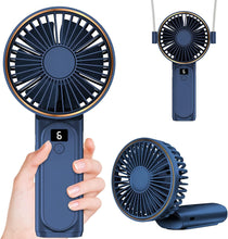 Load image into Gallery viewer, TrailBlazer™ Pro Dual Handheld Silent Fan w/ Powerbank