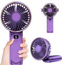 Load image into Gallery viewer, TrailBlazer™ Pro Dual Handheld Silent Fan w/ Powerbank