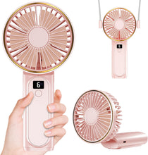 Load image into Gallery viewer, TrailBlazer™ Pro Dual Handheld Silent Fan w/ Powerbank