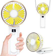 Load image into Gallery viewer, TrailBlazer™ Pro Dual Handheld Silent Fan w/ Powerbank