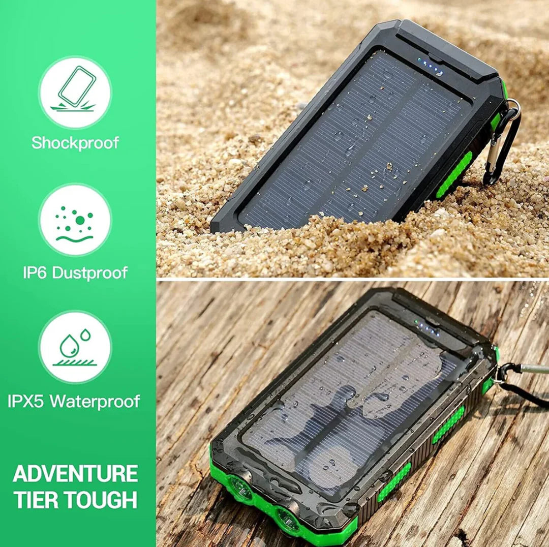 TrailBlazer™ Pro Solar Power Bank & 30 Day Survival Skills Program ($9