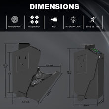 Load image into Gallery viewer, Shadow X™ Pro Biometric Mounted Hidden Safe
