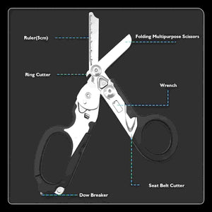 TrailBlazer™ Heavy-Duty EDC Emergency Tactical Shears
