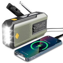 Load image into Gallery viewer, TrailBlazer™ Pro Emergency Radio with Solar Charging, Crank Radio, Power Bank, SOS Alert, AM/FM and 3-LED Flashlight