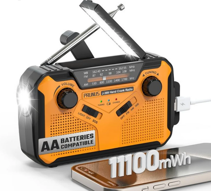 MME™ Emergency Weather Radio + FREE Off Grid Survival Course ($97 Value)