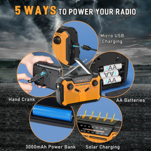 MME™ Emergency Weather Radio + FREE Off Grid Survival Course ($97 Value)