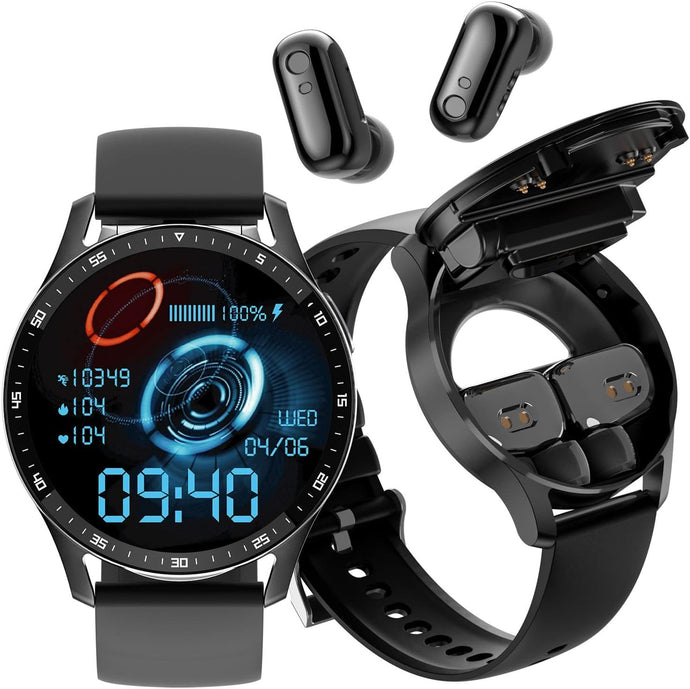 TrailBlazer™ Fitness Smartwatch w/ Earbuds