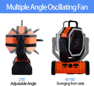 TrailBlazer™ Pro Outdoor Rechargeable Fan W/ LED 2.0