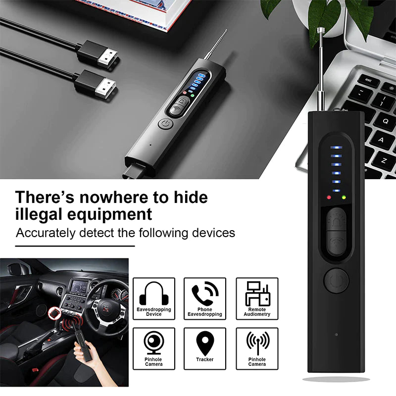 Shadow X Pro™ Hidden Camera & GPS Detector 2.0