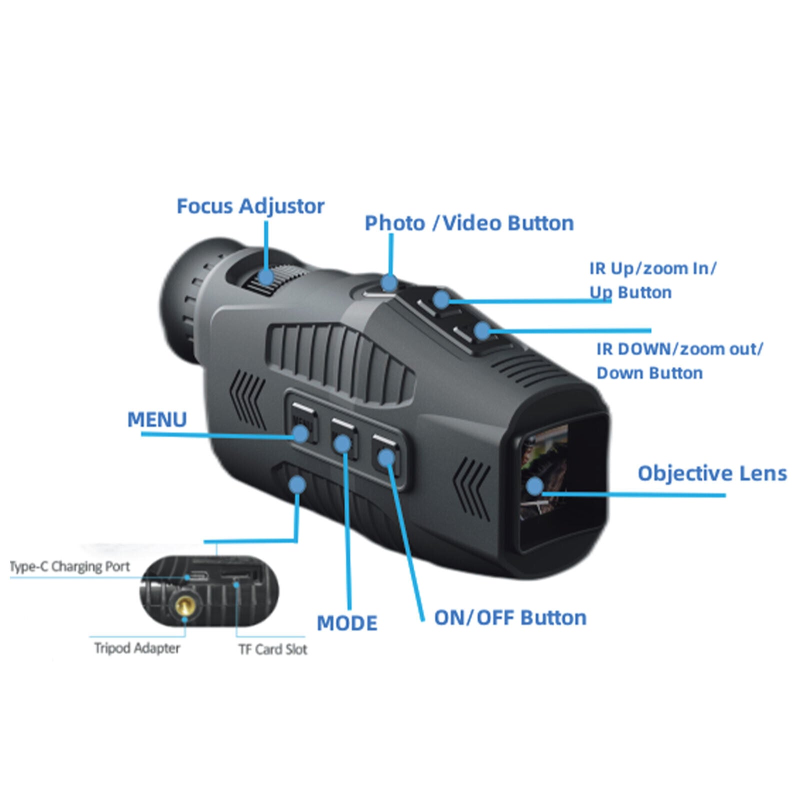 TrailBlazer™ Pro Full HD Night Vision IR Monocular