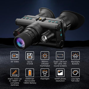MME™ Tactical 4K Night Vision Goggles