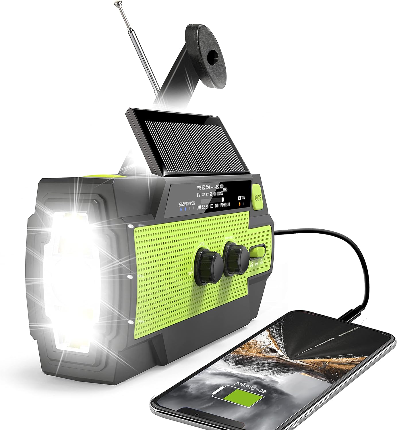 TrailBlazer™ Emergency Solar Powered Radio 2.0