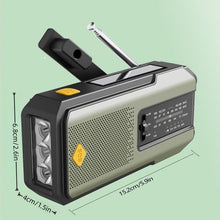 Load image into Gallery viewer, TrailBlazer™ Pro Emergency Radio with Solar Charging, Crank Radio, Power Bank, SOS Alert, AM/FM and 3-LED Flashlight