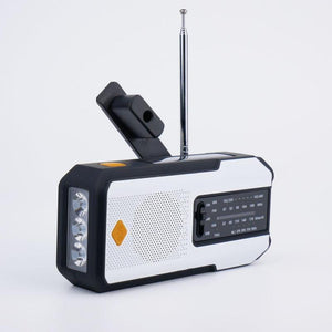 TrailBlazer™ Pro Emergency Radio with Solar Charging, Crank Radio, Power Bank, SOS Alert, AM/FM and 3-LED Flashlight