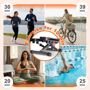 TrailBlazer™ Stepper Exercise Machine with Resistance Bands & LCD Monitor