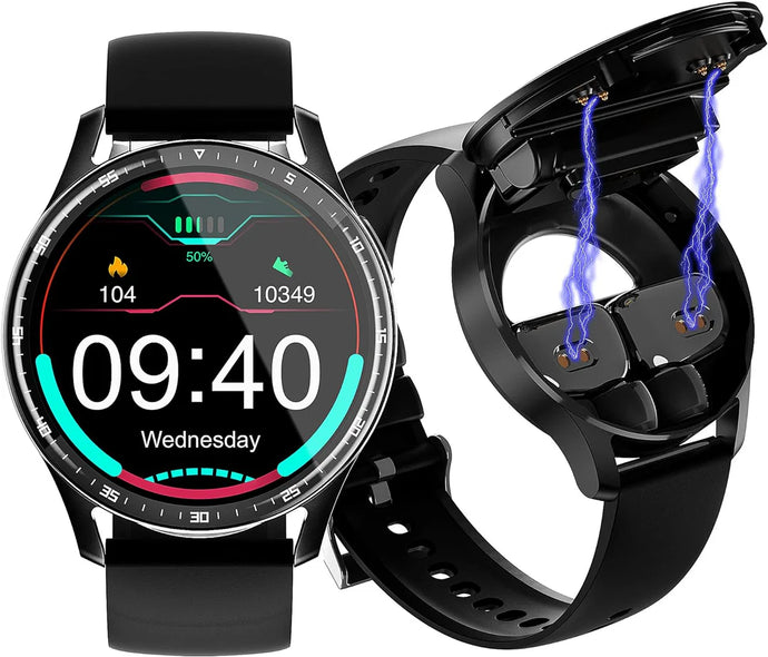TrailBlazer™ Fitness Smartwatch w/ Earbuds