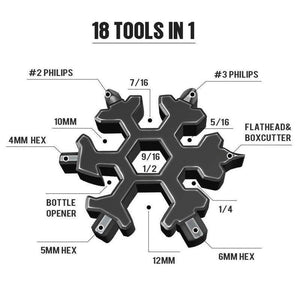 Snowflake™ Titanium 18-In-1 SuperTool