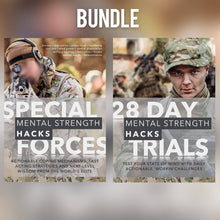 Load image into Gallery viewer, Special Forces Mental Strength Hacks &amp; 28 Day Mental Strength Challenges Bundle
